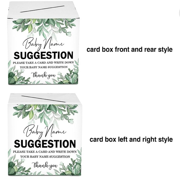 COPY - Name Suggestion Tickets and Box For Baby Shower - Picture 2 of 9